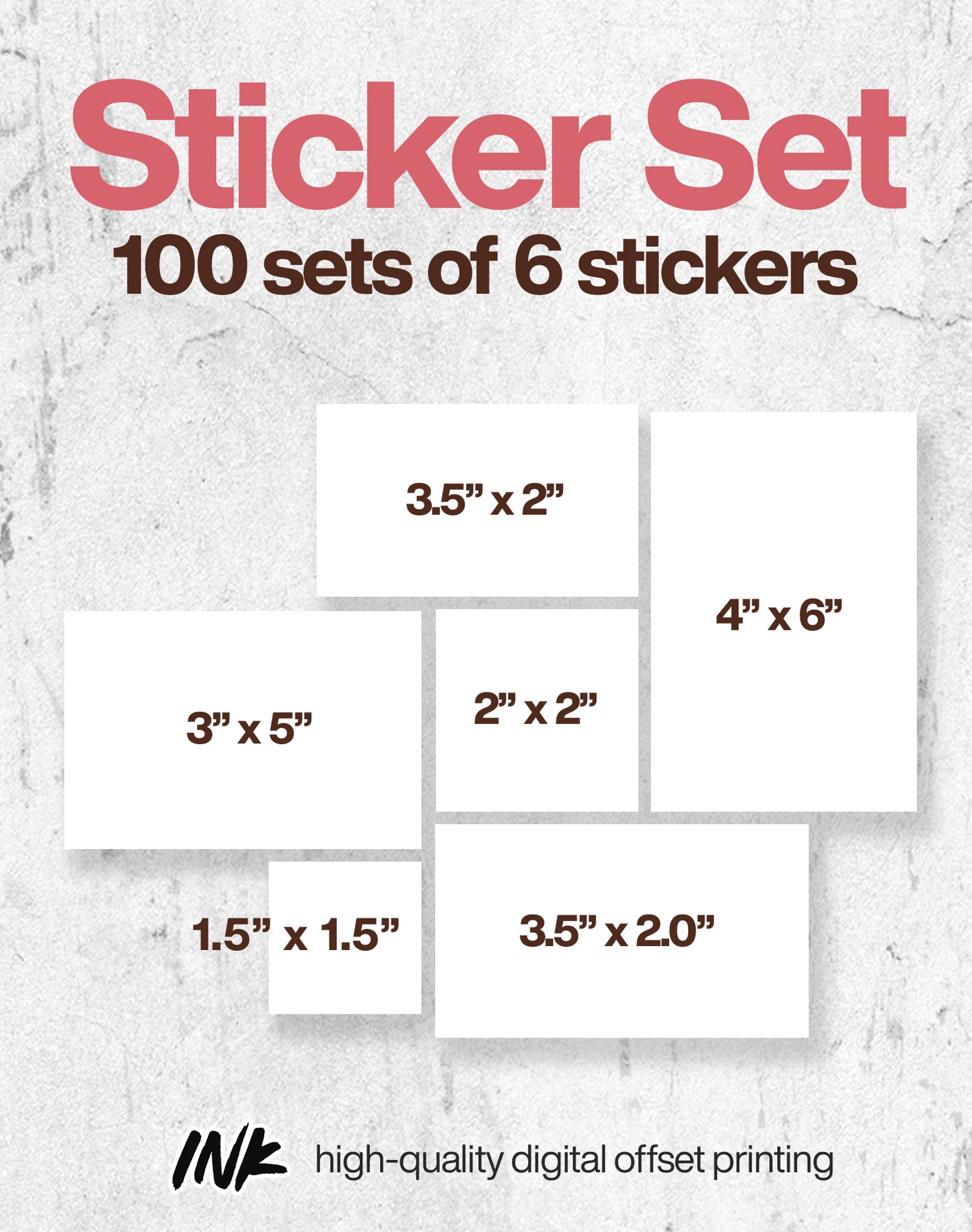 Sticker Set Set no. 1 (100 sets)