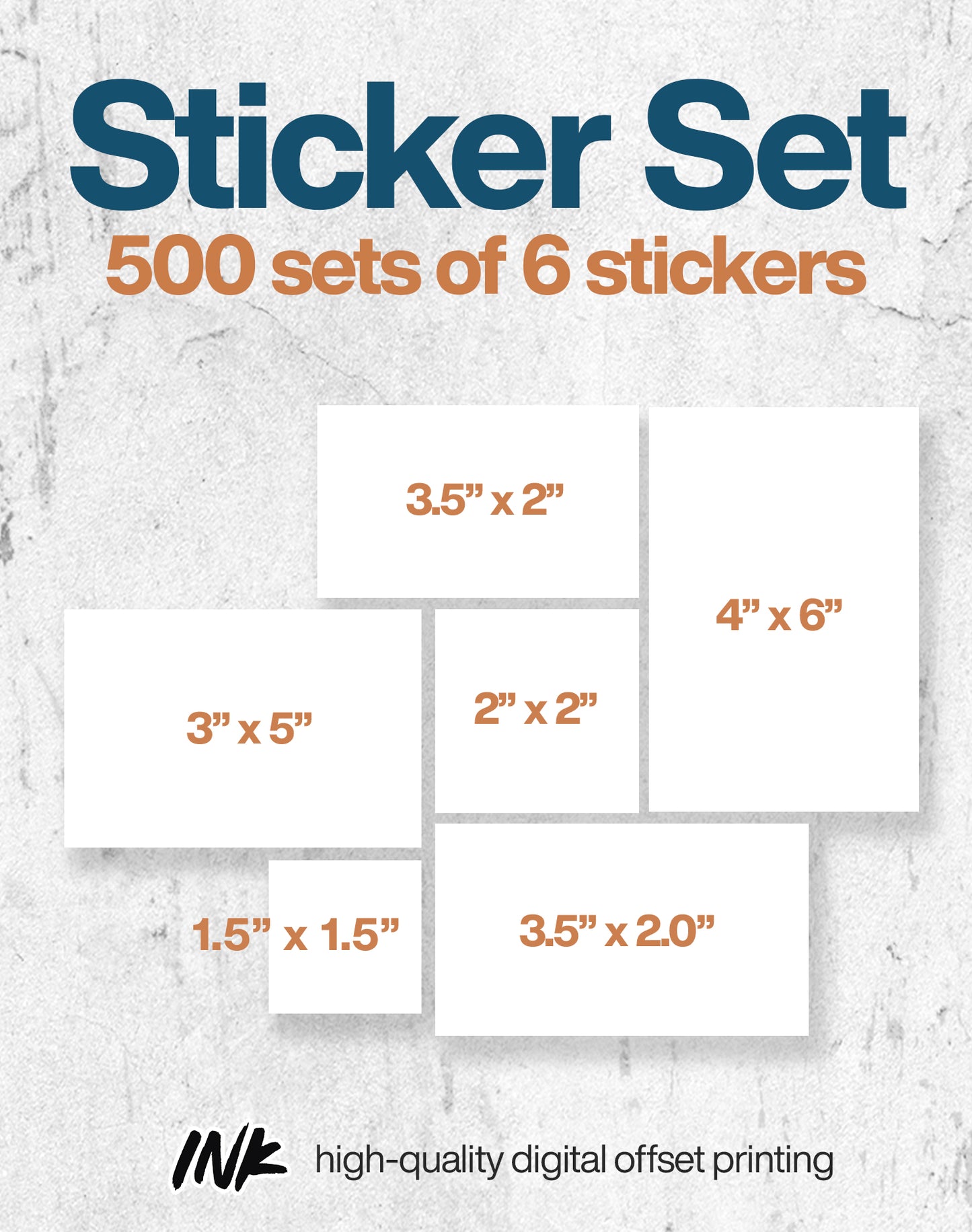 Sticker Set Set no. 1 (500 sets)