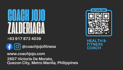 [BC-MMS-002] Fitness Coach Business Card