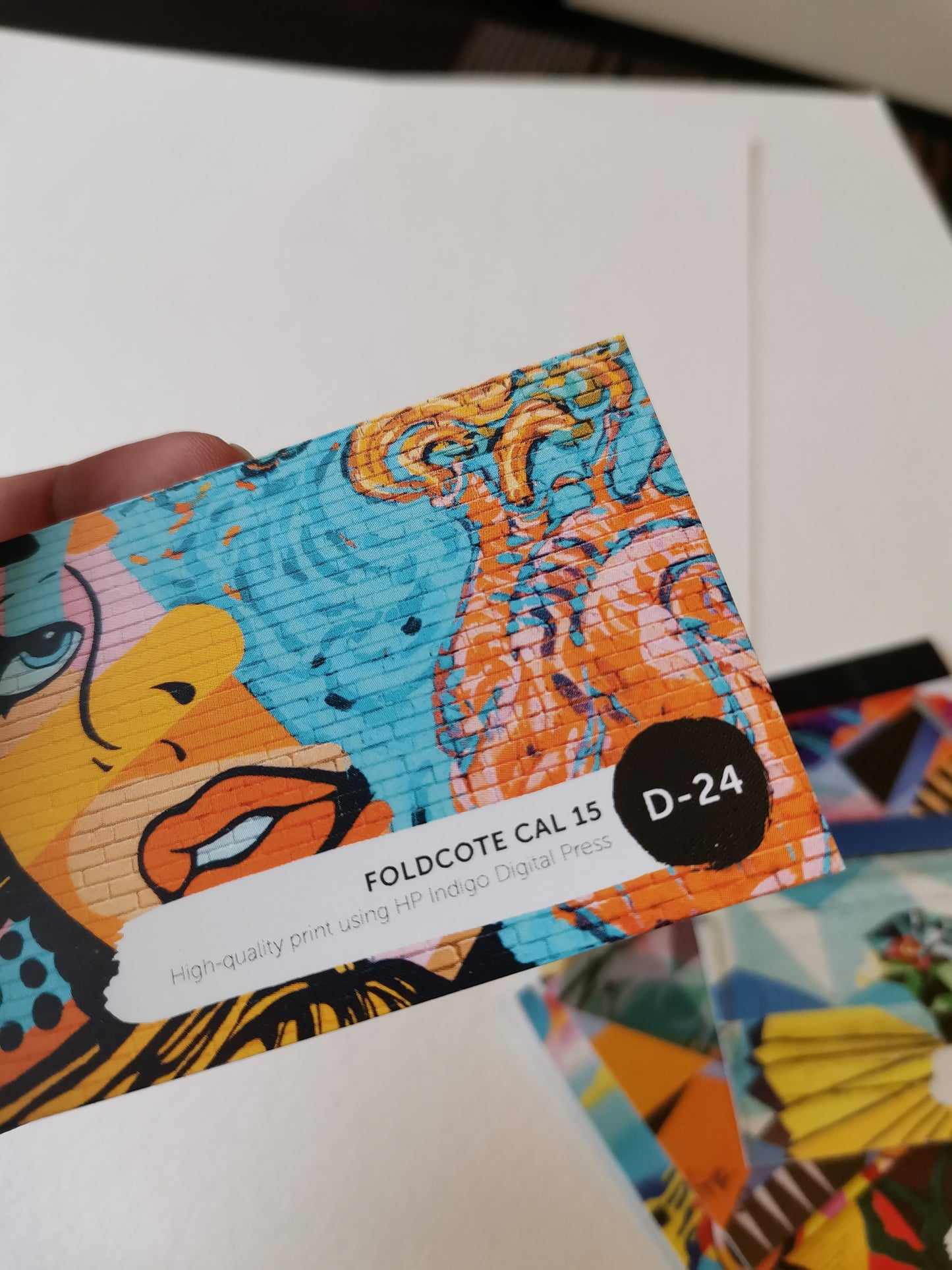 D-24: Foldcote Card (1 side only)