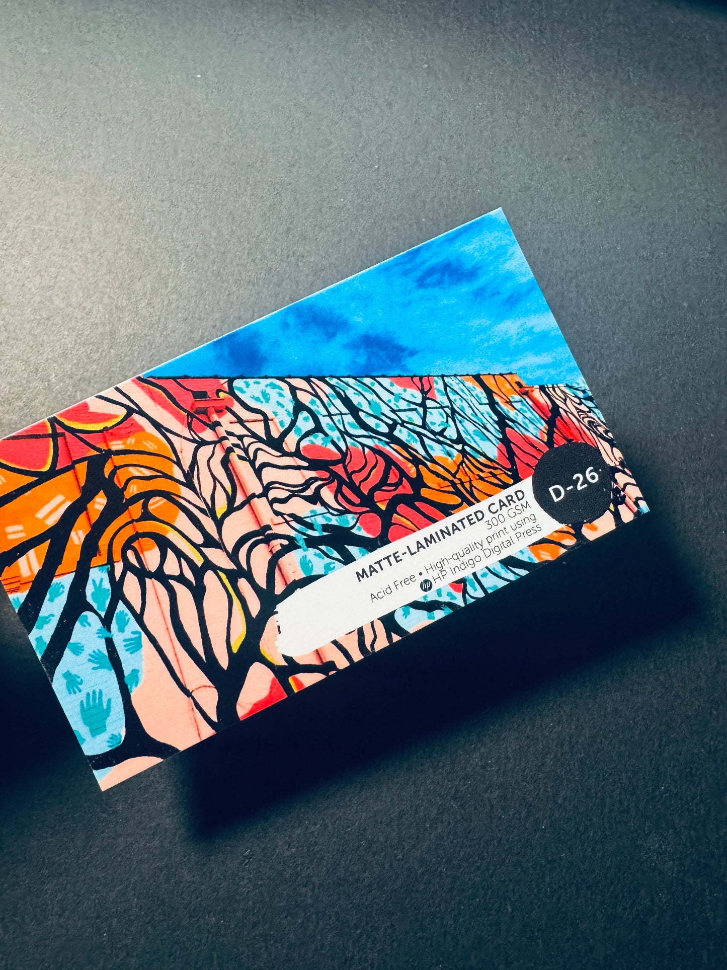 D-26: Matte-Laminated Cards