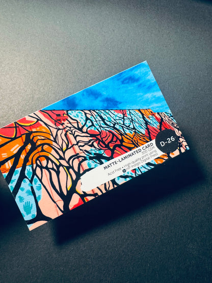 D-26: Matte-Laminated Cards