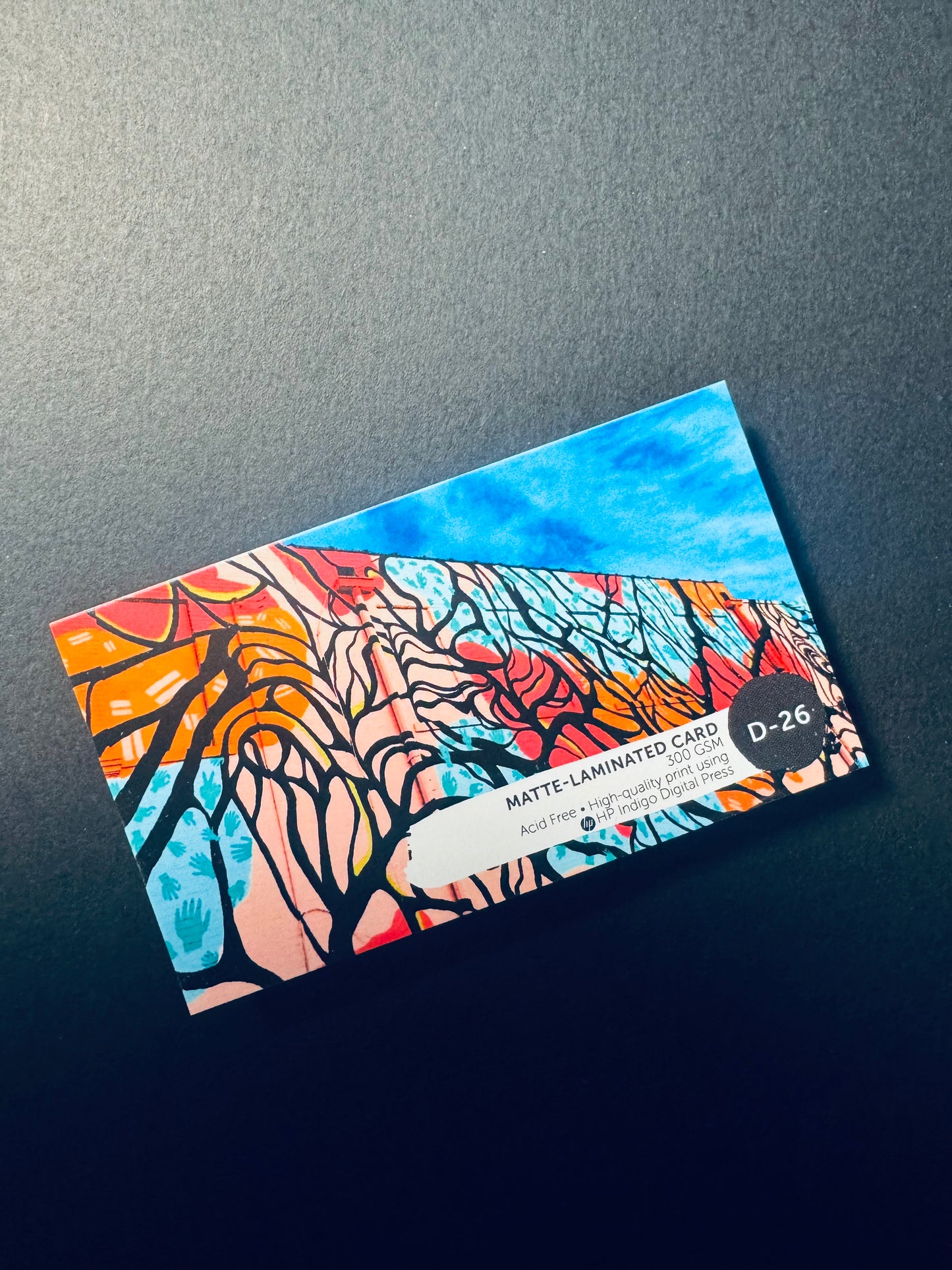 D-26: Matte-Laminated Cards