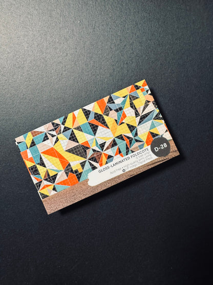 D-28: Gloss-Laminated Foldcote (1 side only)