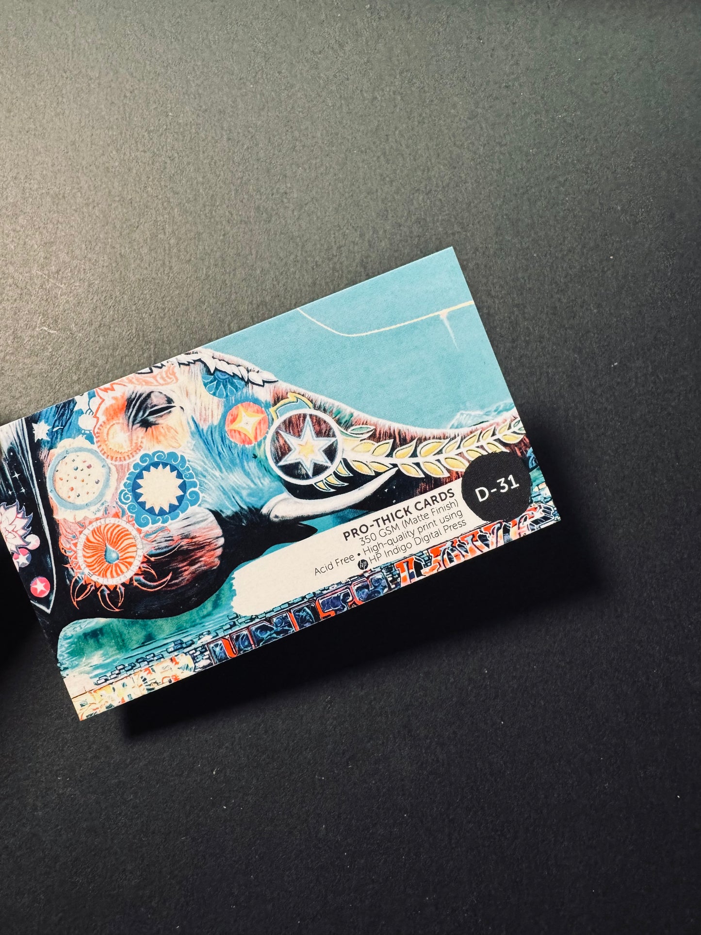 D-31: Pro-Thick Cards (350gsm) - Glossy Finish