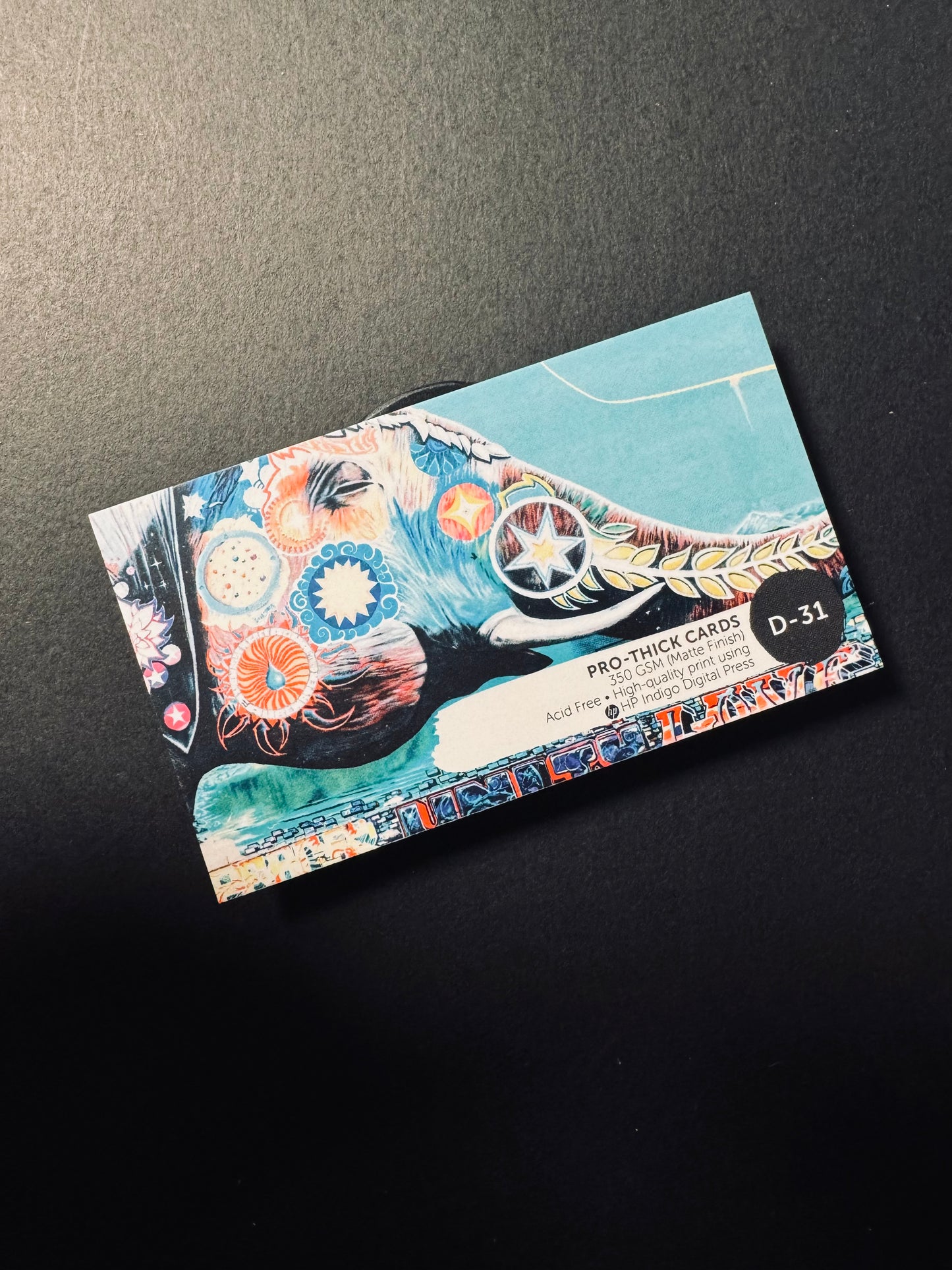 D-31: Pro-Thick Cards (350gsm) - Glossy Finish