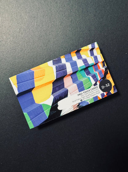 D-32: Pro-Thick Cards (350gsm) - Matte Finish