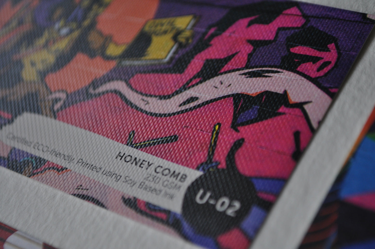 U-02: Honeycomb Texture Card