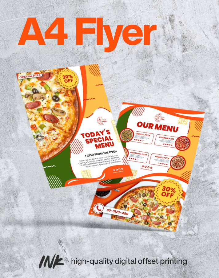 A4 Flyer (200 pcs.), Front & Back Print
