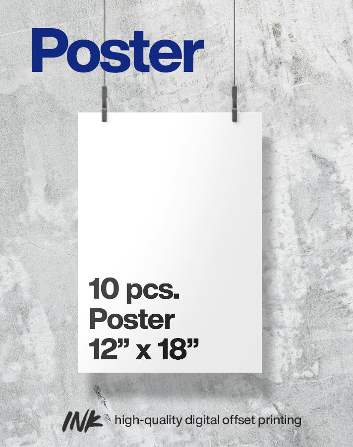 Poster (12 x 18 inches, 10 pcs.)