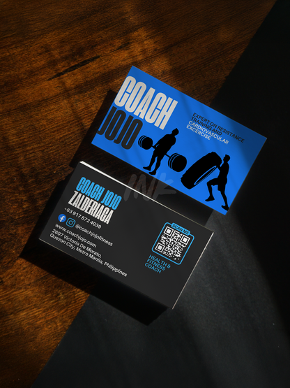 [BC-MMS-002] Fitness Coach Business Card