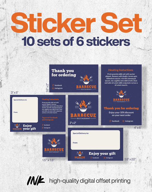 Sticker Set Set no. 1 (10 sets)