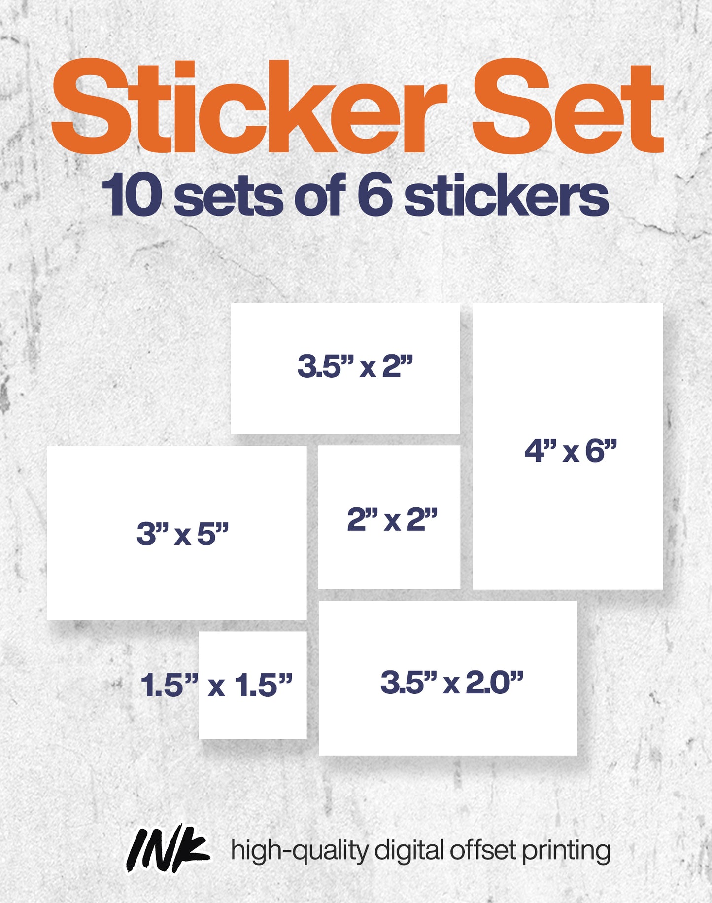 Sticker Set Set no. 1 (10 sets)