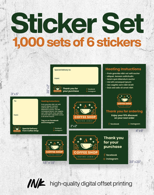 Sticker Set Set no. 1 (1,000 sets)