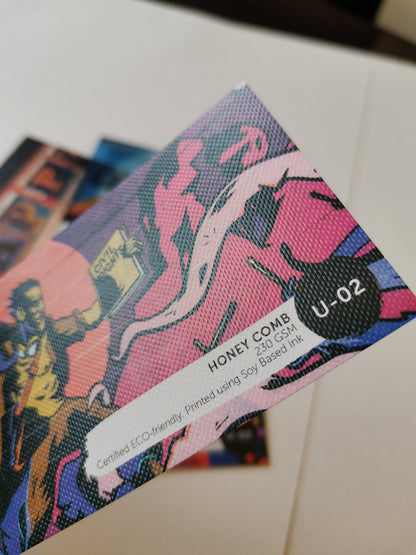 U-02: Honeycomb Texture Card