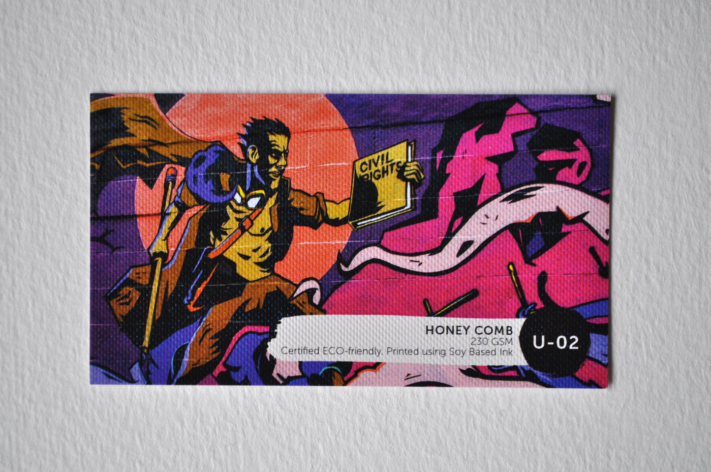 U-02: Honeycomb Texture Card