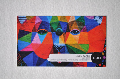 U-03: Linen Texture Card