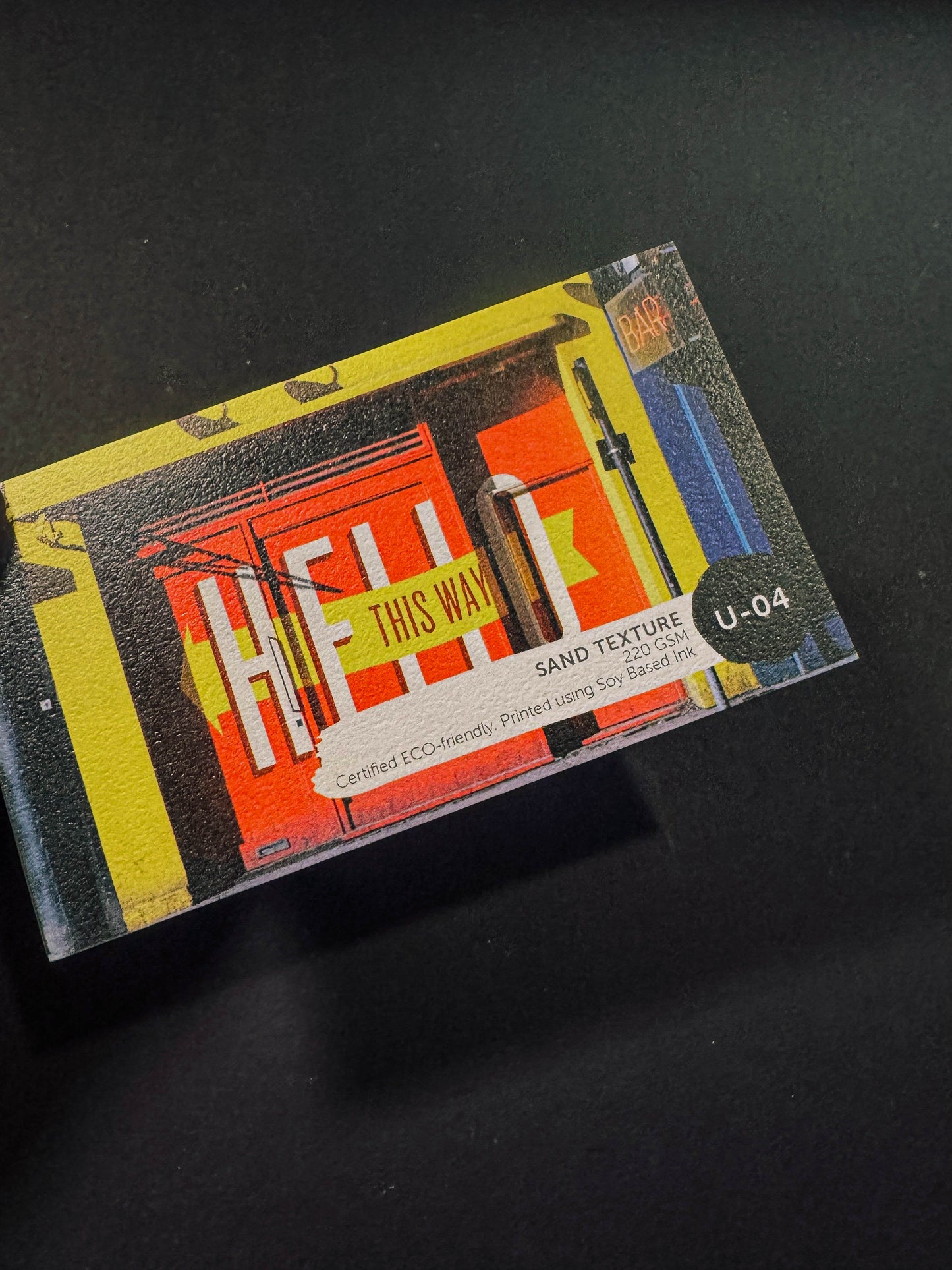 U-04: Sand Texture Card