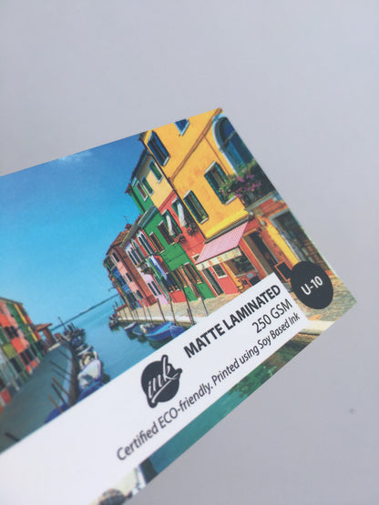 U-10: Matte-Laminated Cardstock