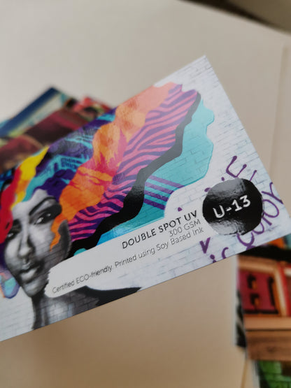 U-13: Double Spot UV Cards