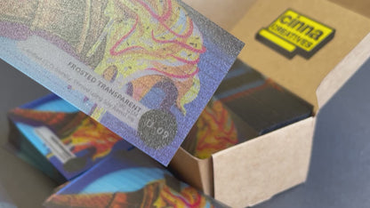 U-09: Transparent Frosted Card