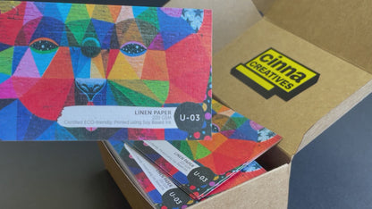 U-03: Linen Texture Card